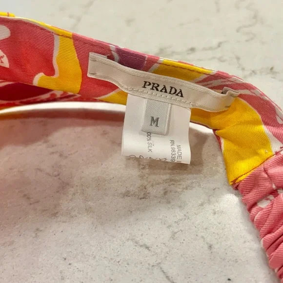 PRADA Floral Visor 💐 - Picture 5 of 12